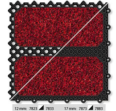 Грязезащитные покрытия Forbo Coral Tiles 7823.7833.7873.7883 Cardinal Red фото 1 | FLOORDEALER